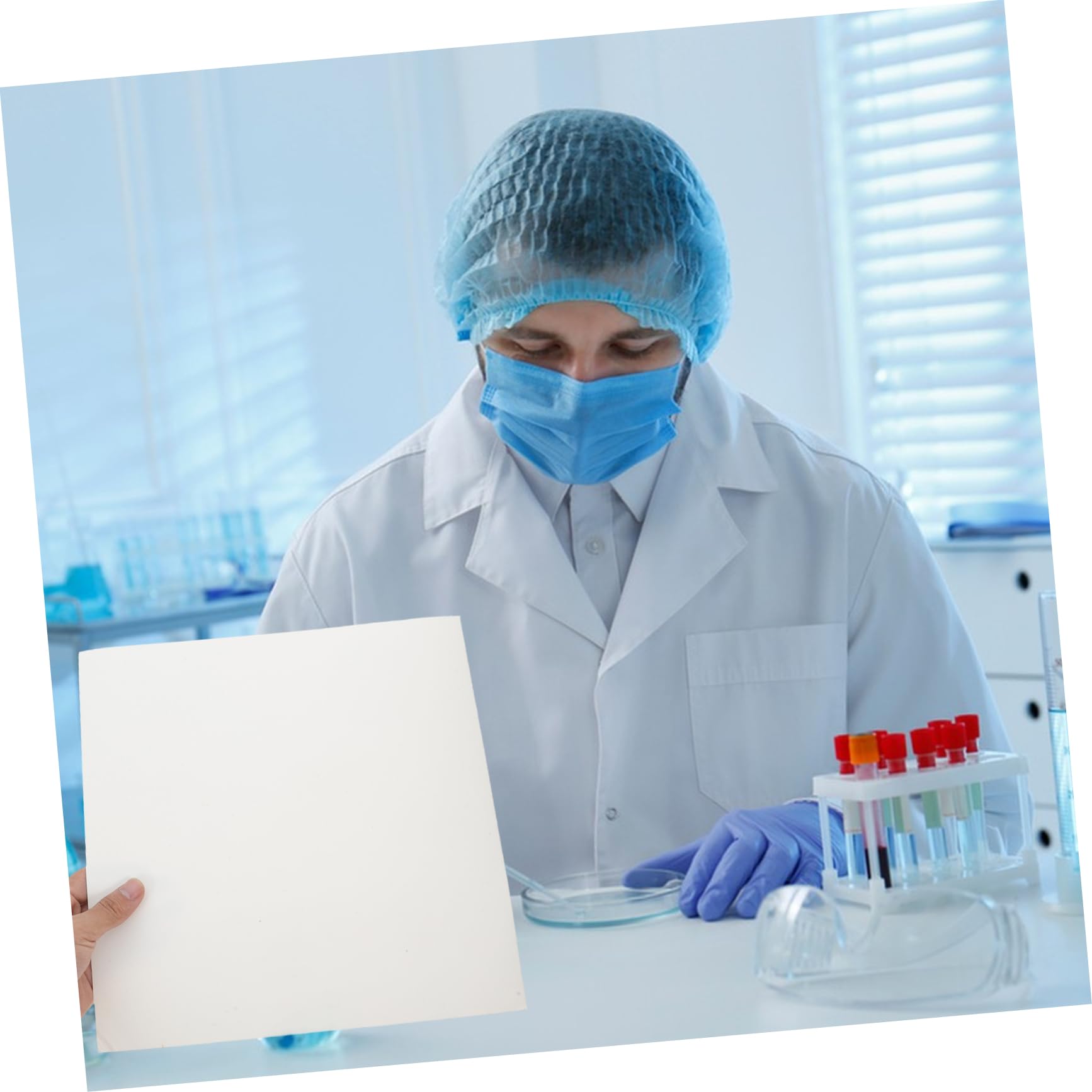 Zerodeko Papel de Filtro de Laboratorio 30x30cm, 10 Piezas, Alta Absorción, Elimina Impurezas, para Laboratorio y Uso Doméstico