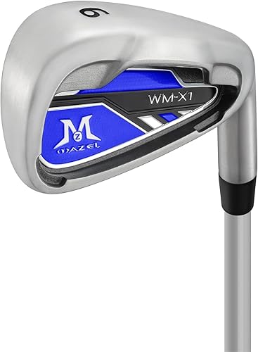 MAZEL WM-X1 - Hierros individuales para palos de golf para hombres 1,2,3,4,5,6,7,8,9, cuña de lanzamiento, cuña de acercamiento, cuña de arena con