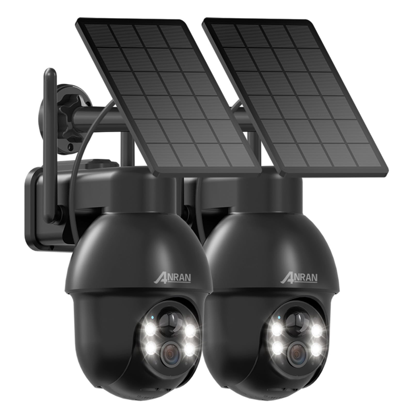 ANRAN Solar Security Camera Outdoor Wireless 360° PTZ 2K Video Cameras for Home Security PIR Smart Color Night Vision 2-Way Audio Human Auto Tracking Solar Panel Adjustable Alexa WiFi Local/Cloud-image-36