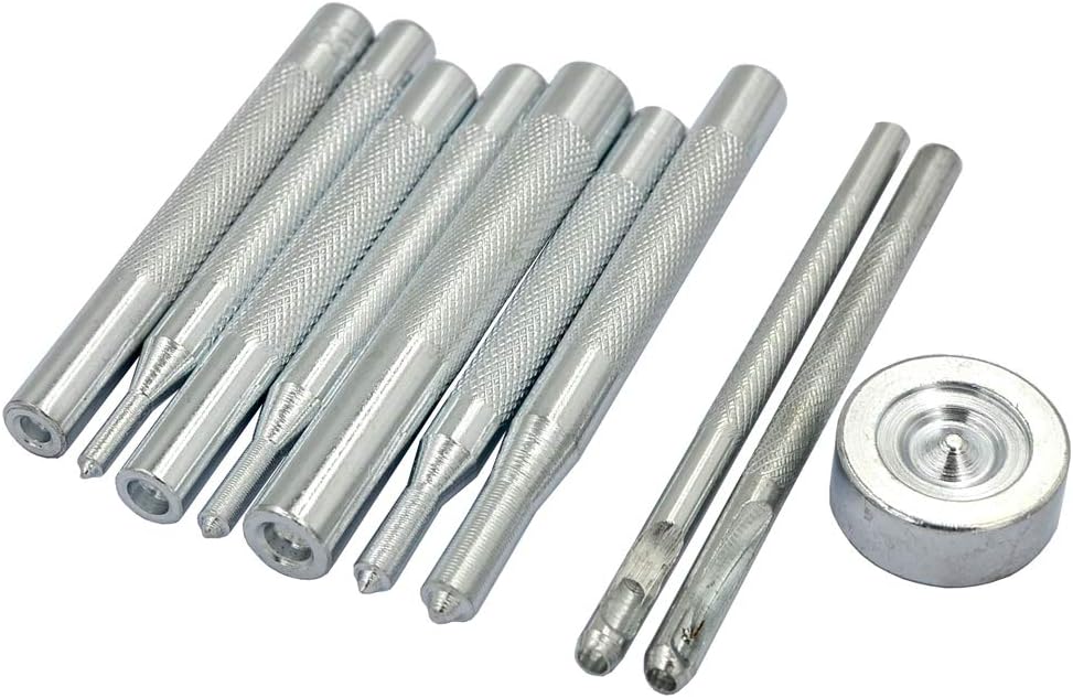 Snap Rivet Setter Kit 10pcs Snap Setter DGOL-AT118