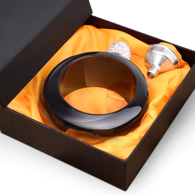 CCJK Bracelet Flask for Women,Booze Bangle Flask With