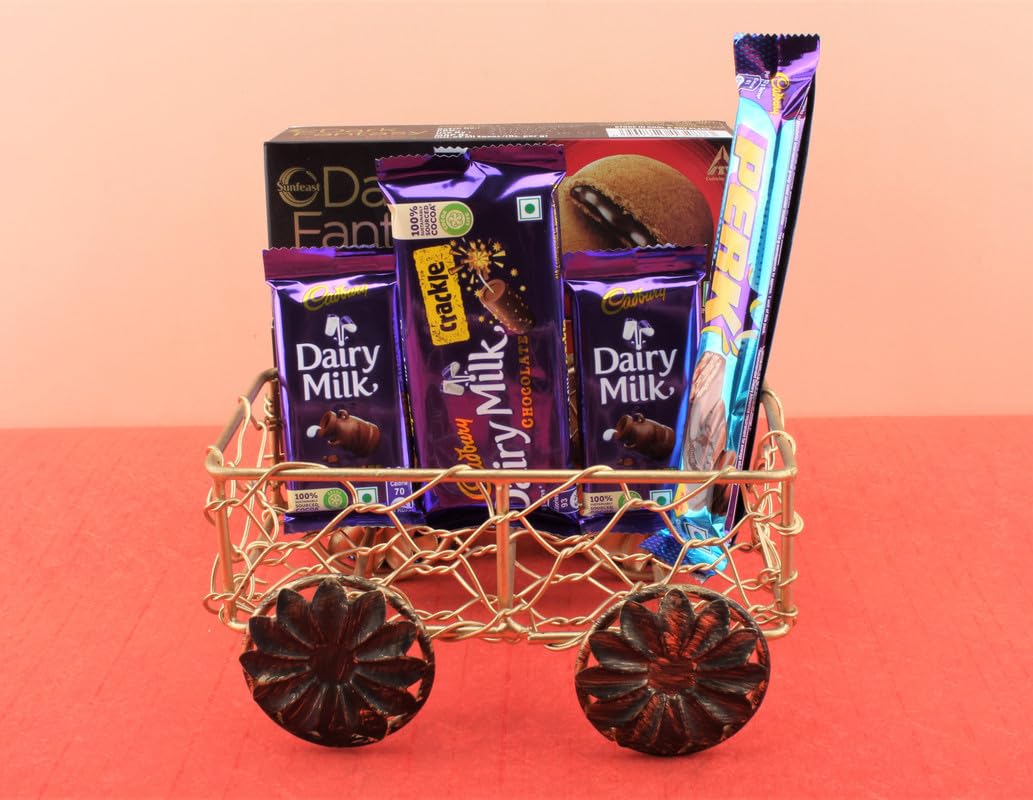 SFU E ComThe Chocolate Lovers' Delight | Chocolate Gift Hamper For Rakhi, Diwali, Christmas, New year, Birthday, Anniversary | 49