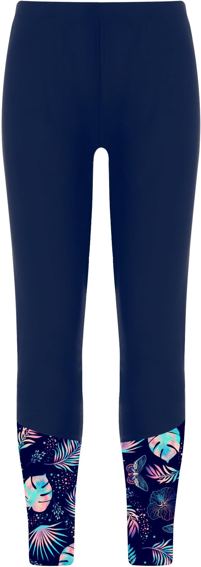 Kids Boys/Girls Swimming Leggings Compression Pants Athletic Swimwear Swim Tights Swimsuit
