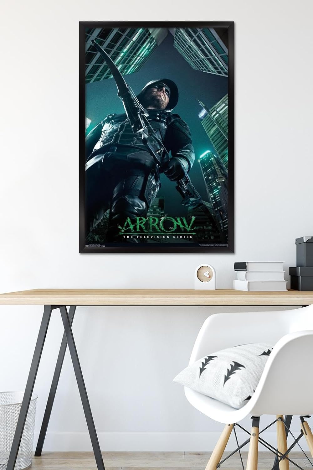 Trends International DC Comics TV - Arrow - Key Art Wall Poster, 22.375" x 34", Black Framed Version