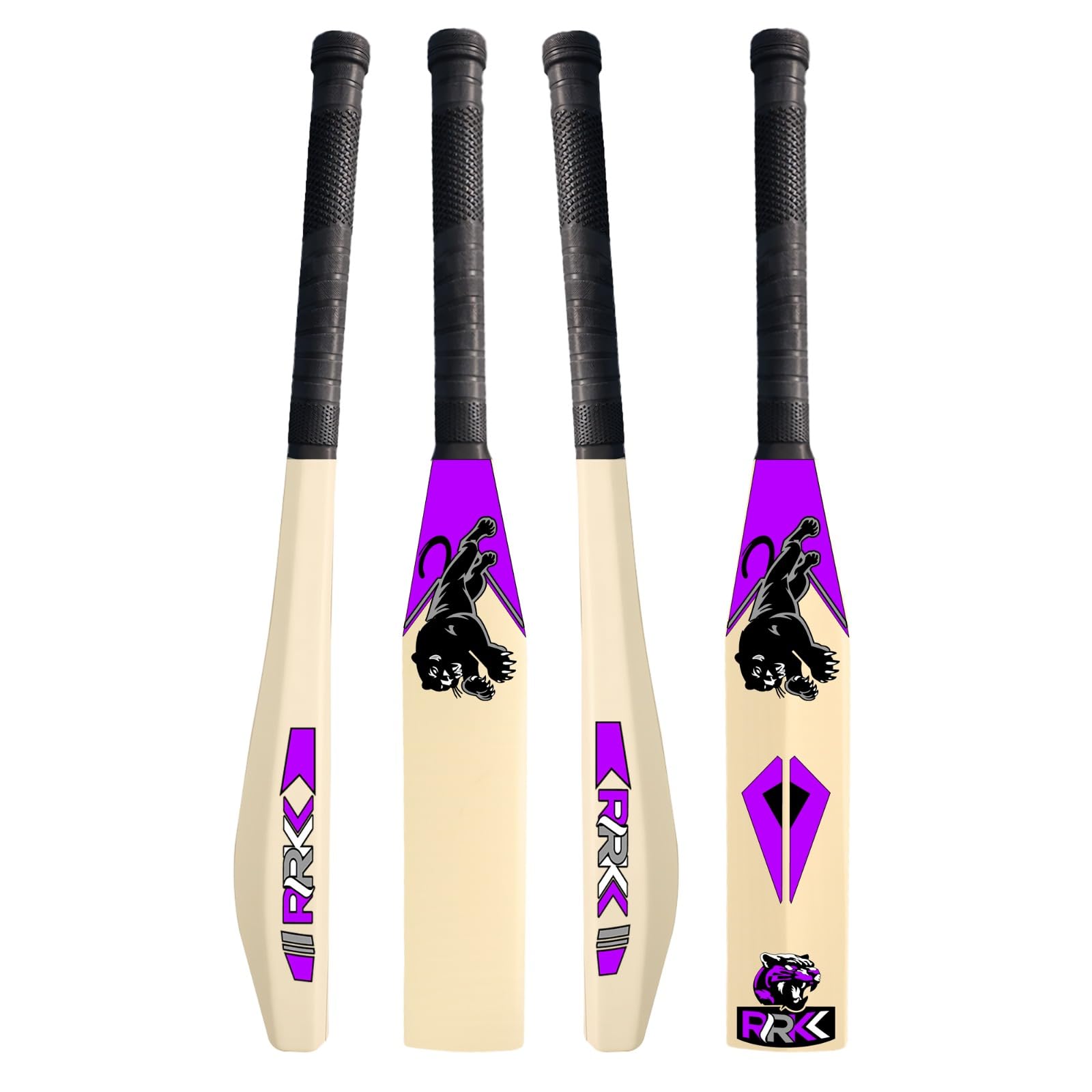 RRKK Heavy Duty Plastic Cricket Bat Full Size (33 x 4.2 Inch) | Premium Lightweight Tennis Bat with Grip | Durable Turf Bat for Gully Cricket | All Age Group | Light Purple-image-12