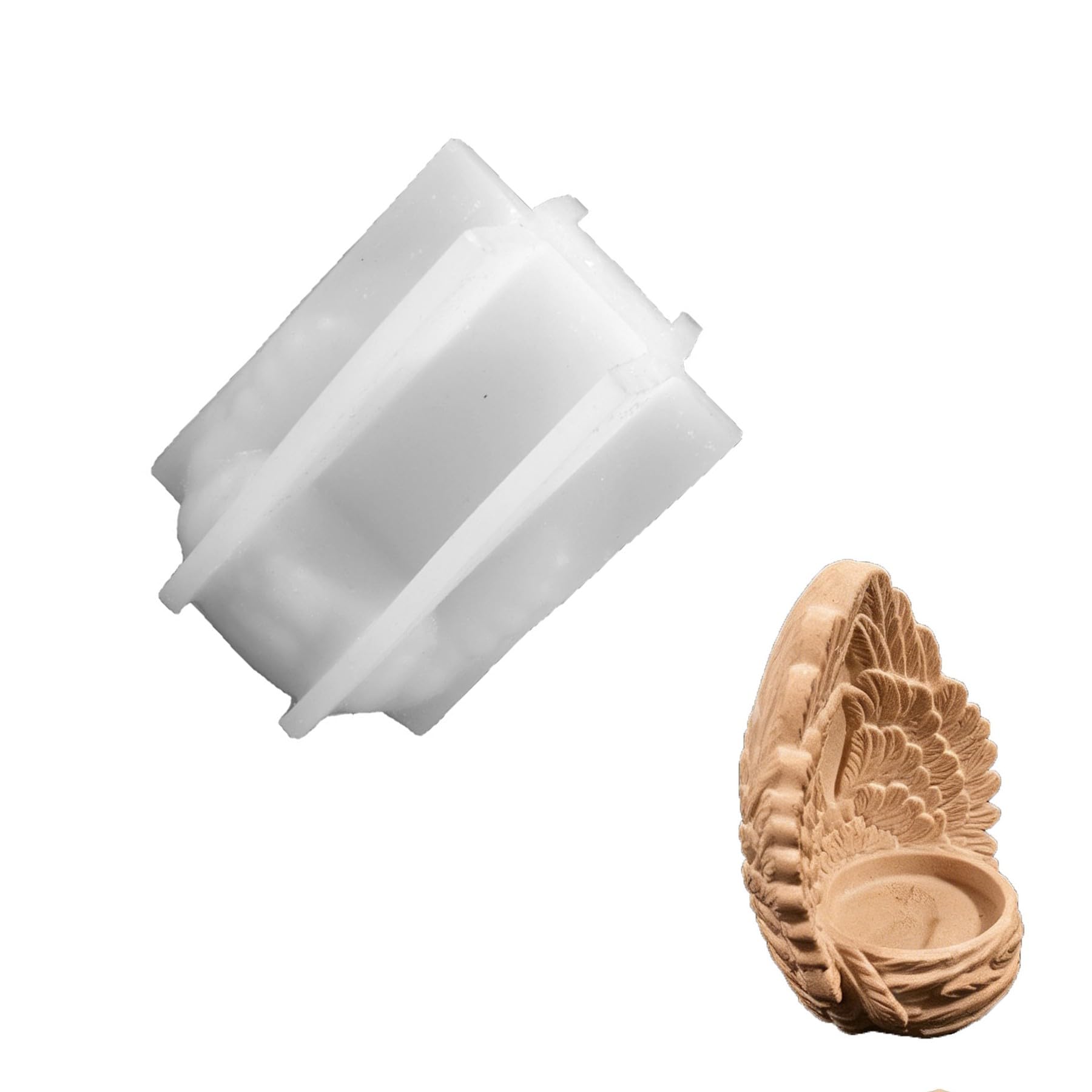 Tsophreniq Silicone Angelic Wing Artistics Home Decoration Fragrances Holders Gift Ideas Angelic Wing Silicone