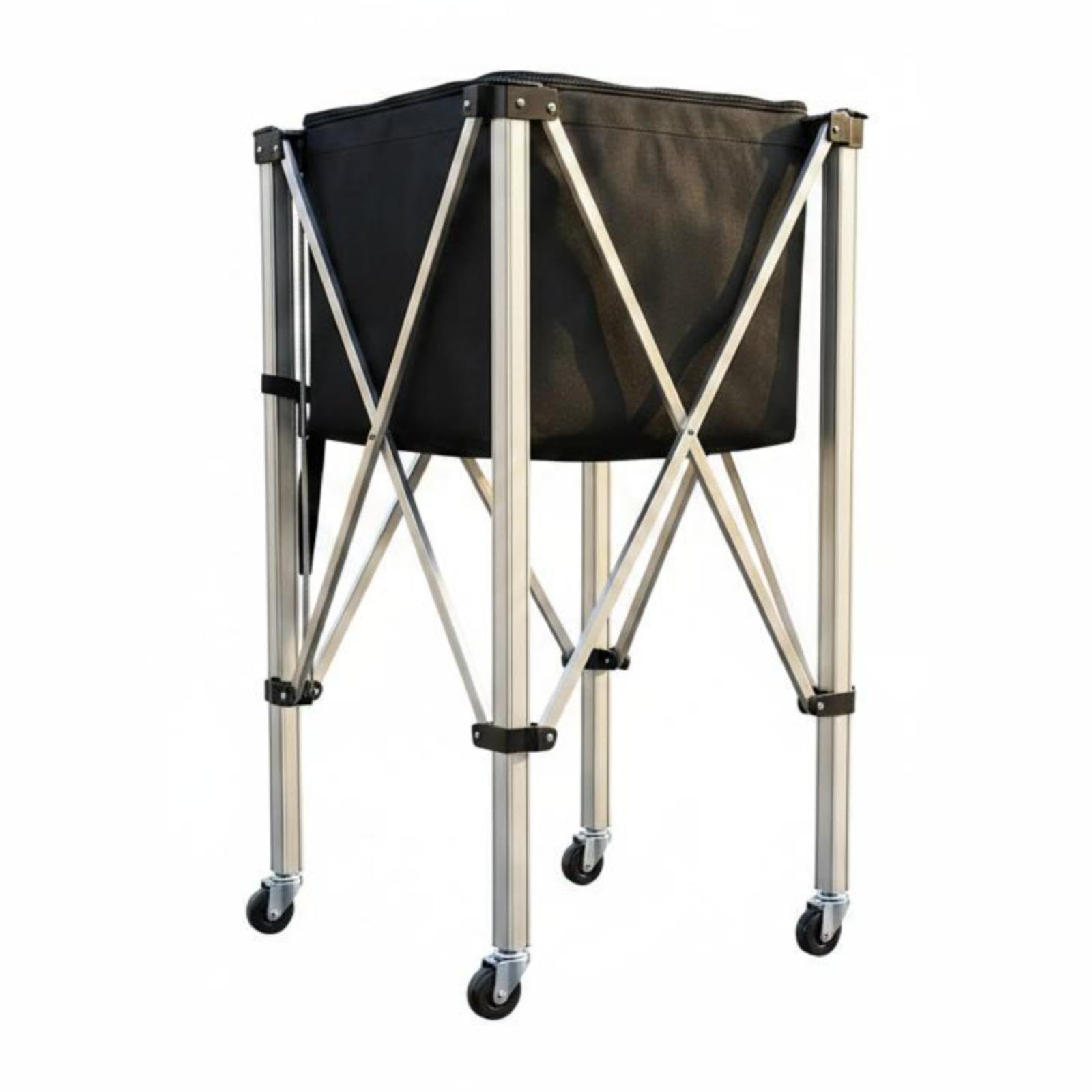 Pickleball Ball Cart Silent Swivel Wheels Table Tennis Pong Ball Cart Foldable Pickleball Basket Basket for Training, Club | Training Aids | Tennis | Tennis & Racquet Sports-image-48