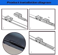 Vista 17 de 18" + 18" Windshield Wiper Blades for Chevrolet HHR 2006-2011 Ford Ranger 1998-2011 Jeep Wrangler 2007-2017 Jeep Commander 2006-2009 front