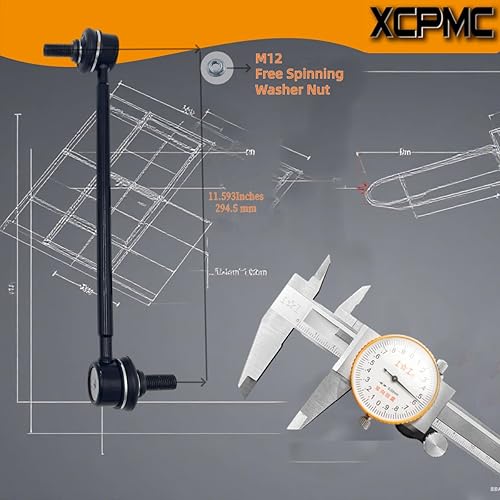 Miniatura 5 de XCPMC Suspensión 2 piezas izquierda y derecha estabilizador estabilizador delantero kits de enlace de extremo de barra 11-17 Ct200h 10-12 Hs250h