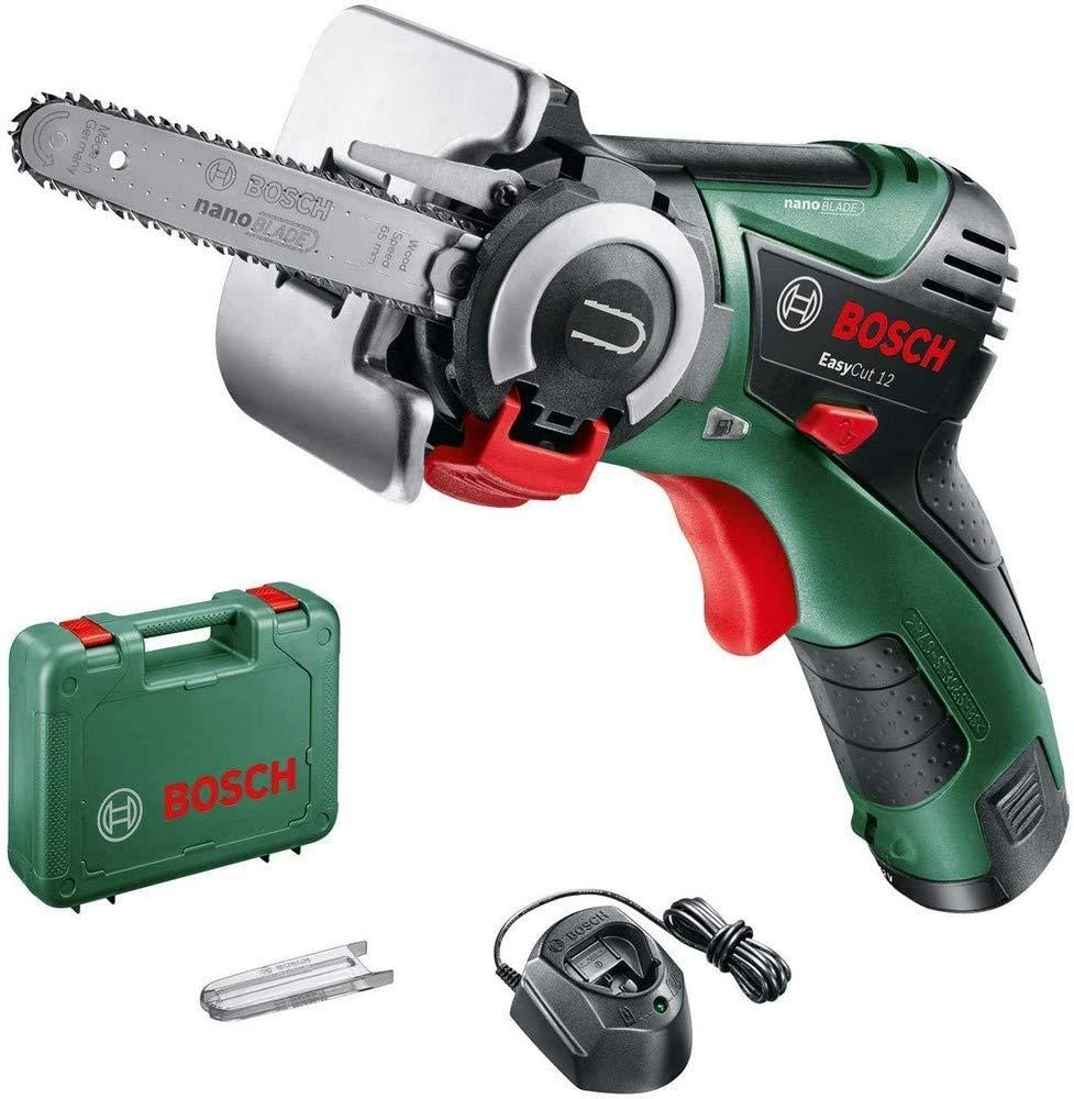 Bosch Akumulatorowa pilarka NanoBlade EasyCut 12 (1 akumulator 2,0 Ah, system 12 V, technologia NanoBlade, walizka transportowa)