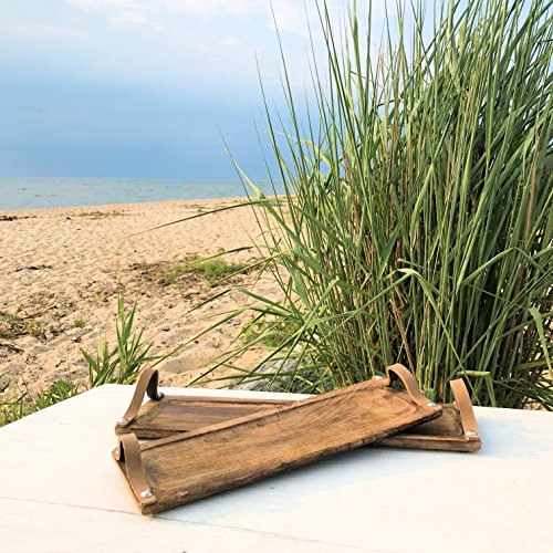 Farmers-Market-Serving-Board-Trays-Brown-Leather-Handles-Food-Safe-Rectangle-Shape-Sustainable-Mango-Wood-Metal-Rustic-Design18-and-15-Inches-Long Farmers Market Serving Board Trays Brown Leather Handles Food Safe Rectangle Shape Sustainable Mango Wood Metal Rustic Design18 and 15 Inches Long