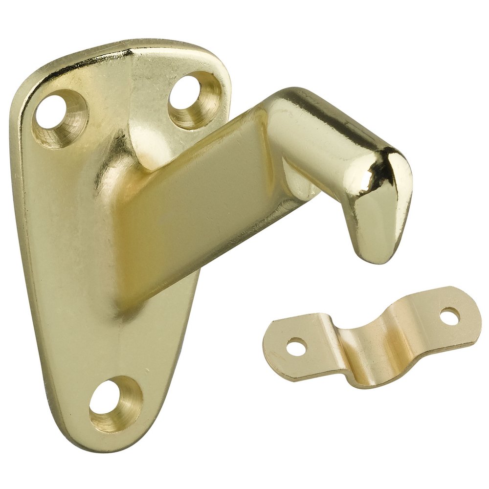 National Hardware N112-888 112 Handrail Brackets in Brass