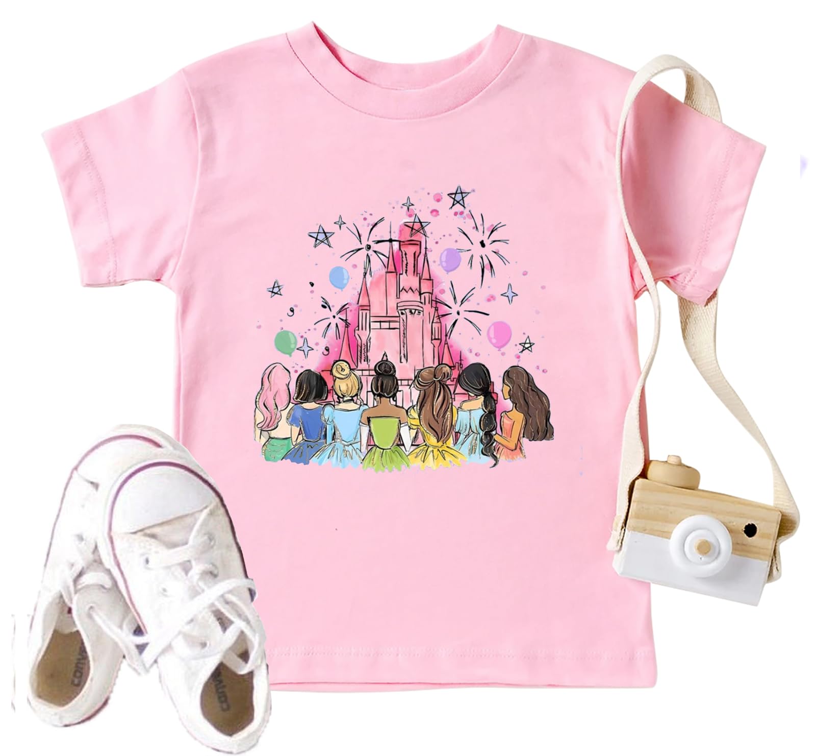 Magical Shirts Women Girls Family Vacation Matching Shirt Magic Kingdom T-Shirt Mommy and Me Trip Short Sleeve Tops
