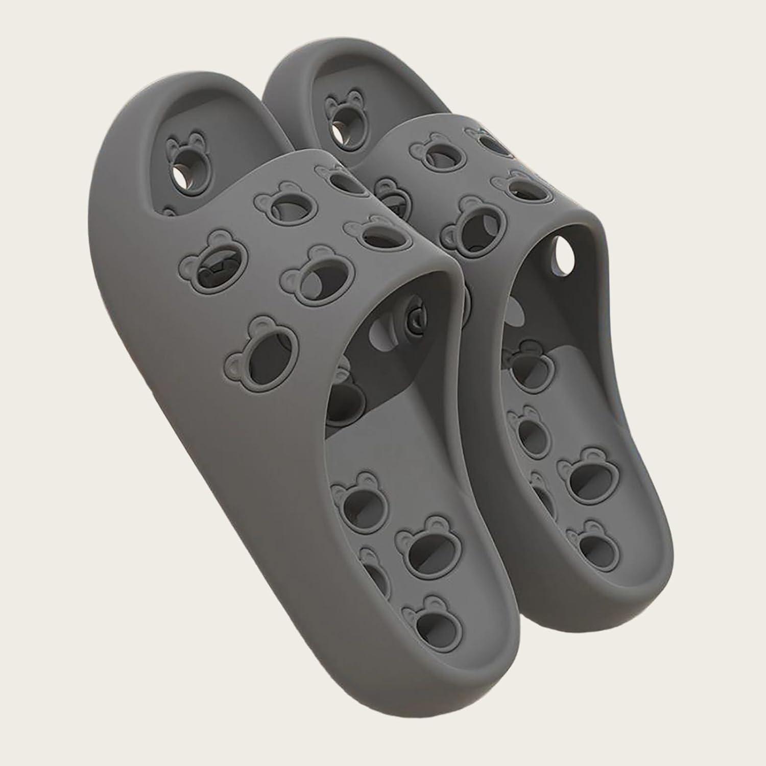 Unisex Shower Shoes with Holes, Quick Drying Bath Slipper Bathroom Sandal Pool Gym College Dorm Non-Slip Slippers