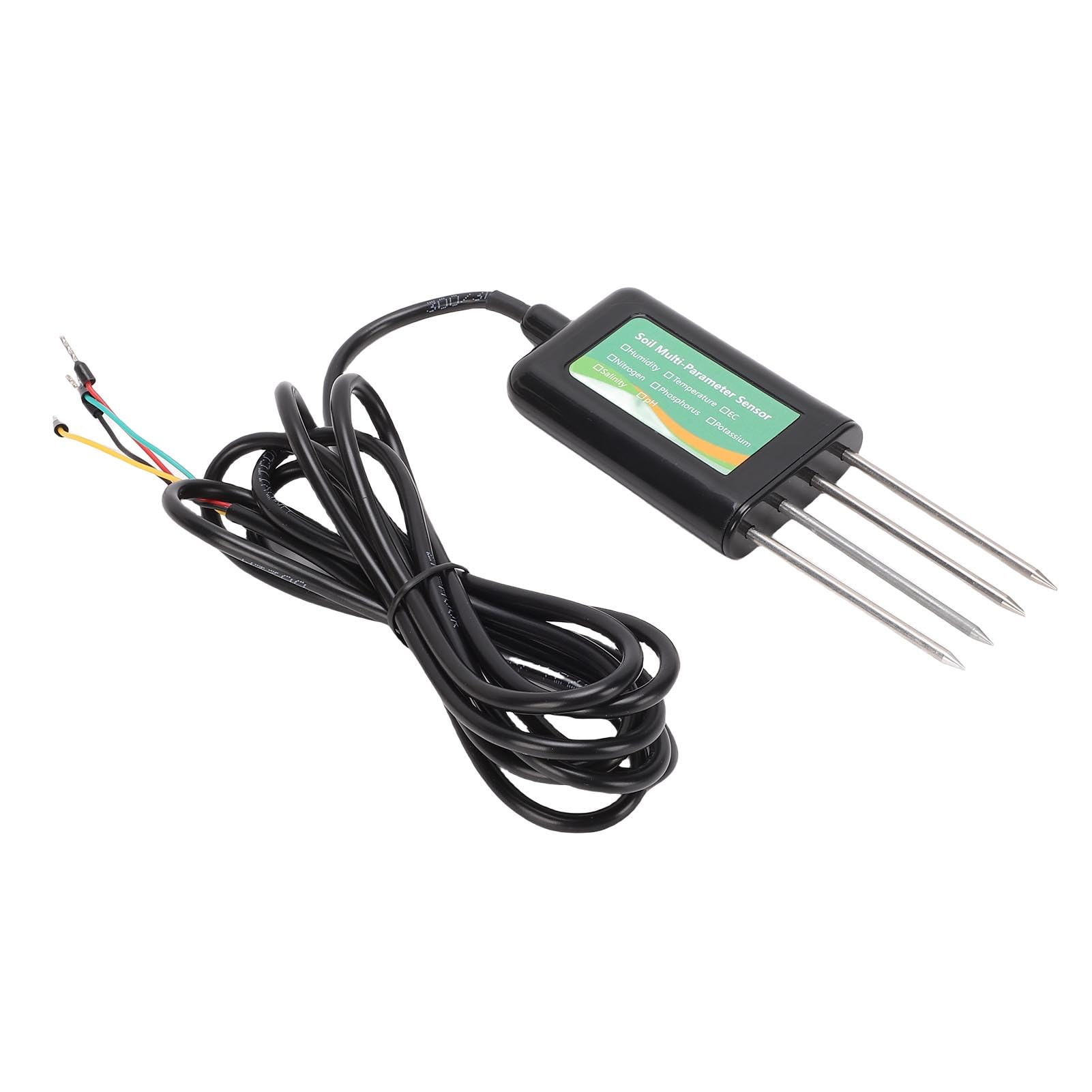 SENECESLI Sensor de Suelo USB 8 en 1, Sonda a Prueba de Agua IP68, Temperatura, Humedad, Conductividad Eléctrica (Valor EC), Nivel de Ph, Npk y Salinidad para Hidroponía de Césped de