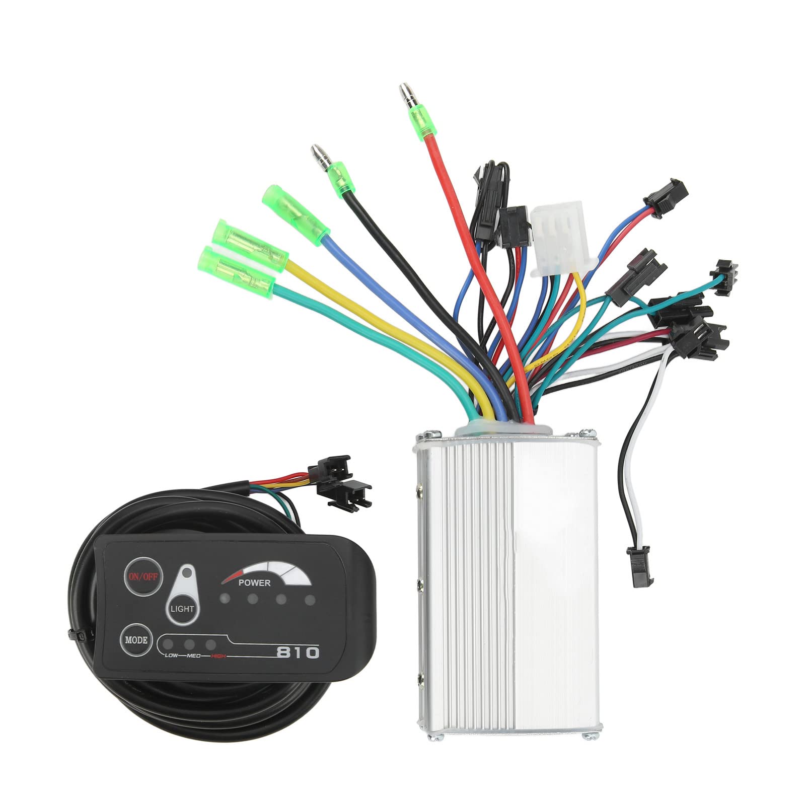 Kit de Contrôleur de Vélo électrique, Contrôleur de Moteur sans Balais de Vélo électrique 36V 250W 350W avec Panneau 810LED