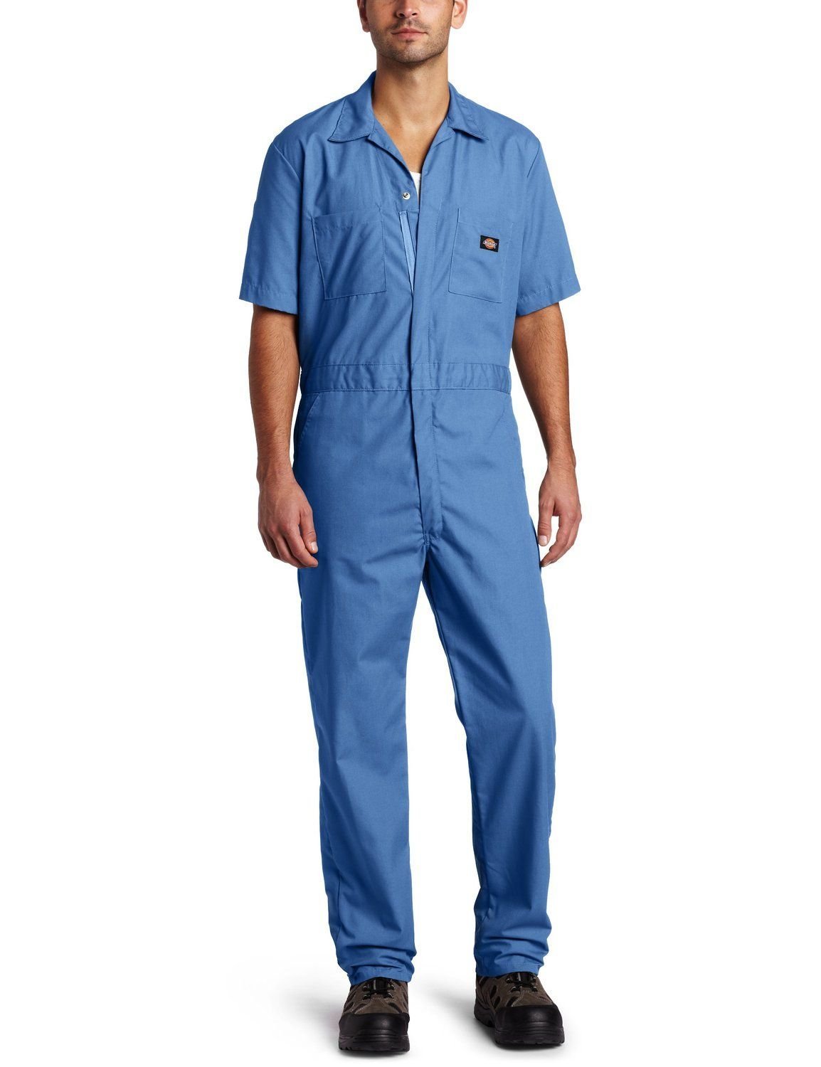 MixStuff Men's Sky Blue Half Sleeve Large Coverall (Boiler Suit and Dungaree)-picture-19