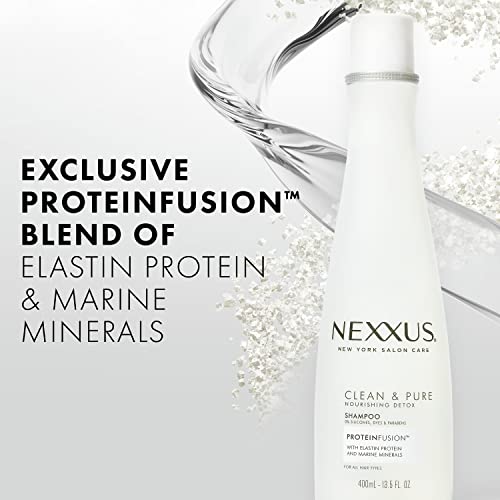 Nexxus Clean And Pure Clarifying Shampoo With Proteinfusion, For Nourished Hair Paraben-Free 13.5 Oz #TOP2