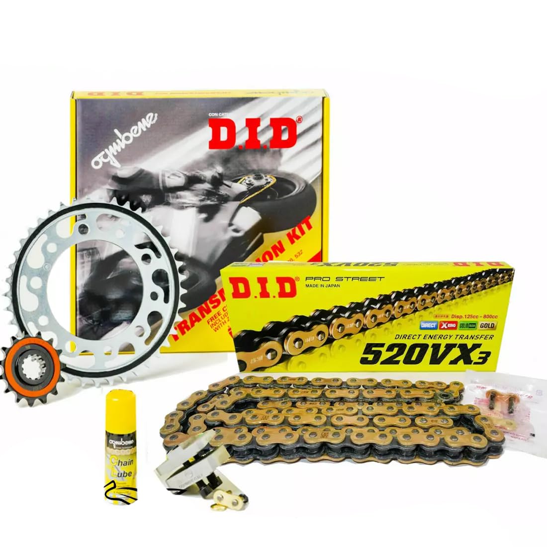 Kit cadena corona piñón DID Yamaha XT 660 R X 2004-2012 660 cc