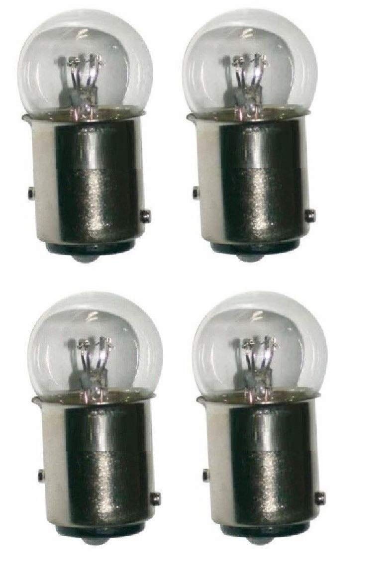 Lot de 4 Ampoules 12V 18/5W BAY15D pour Feu Arrière Auto et Moto