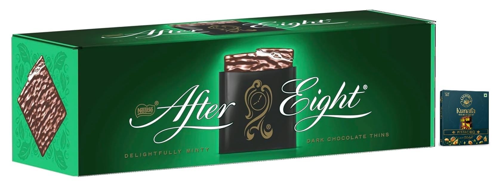 Nestlé After Eight Dark Chocolatey Thins, Delightfully Minty, 300g