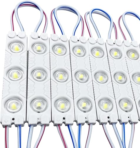Miniatura 3 de Yolu 20pcs Super Bright 3 LED Módulo de Inyección Luces de Tira 5630 SMD LED con Lente Luz 12V para Letrero de Carta Publicidad Señales Tienda