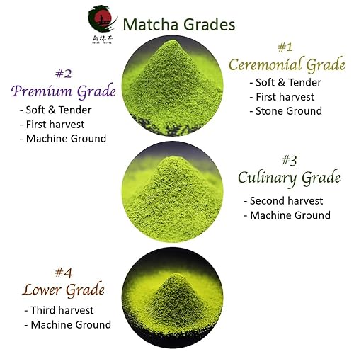 Miniatura 4 de 0.71 oz Dreaming Matcha (dorado) polvo de té verde matcha japonés 100% raro de grado ceremonial puro, sin azúcar, auténtico auténtico, catequina,