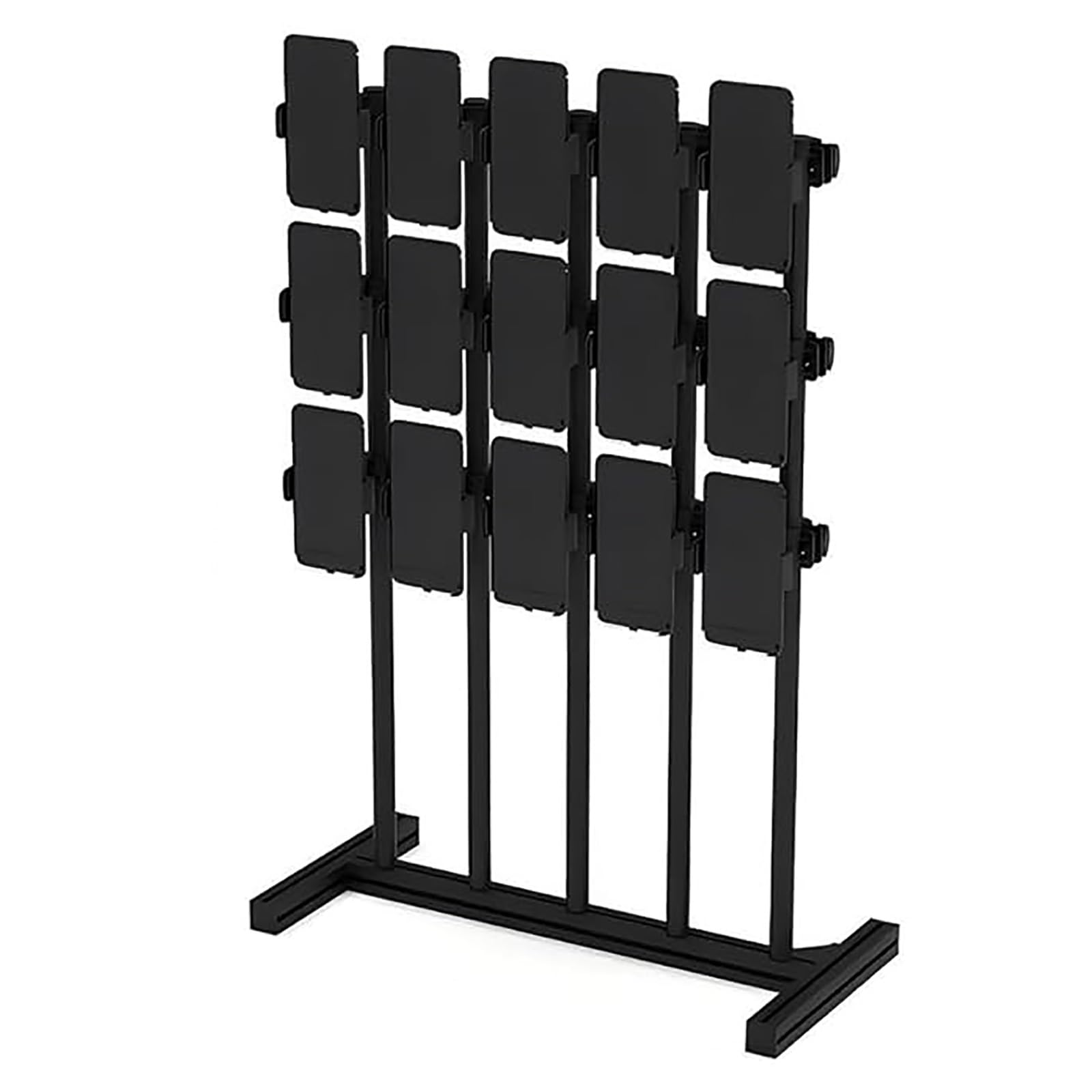 Supporto per telefono cellulare girevole a 360° in metallo multistrato per videoconferenze e live streaming, supporto regolabile per smartphone multi-fila per controllo di gruppo