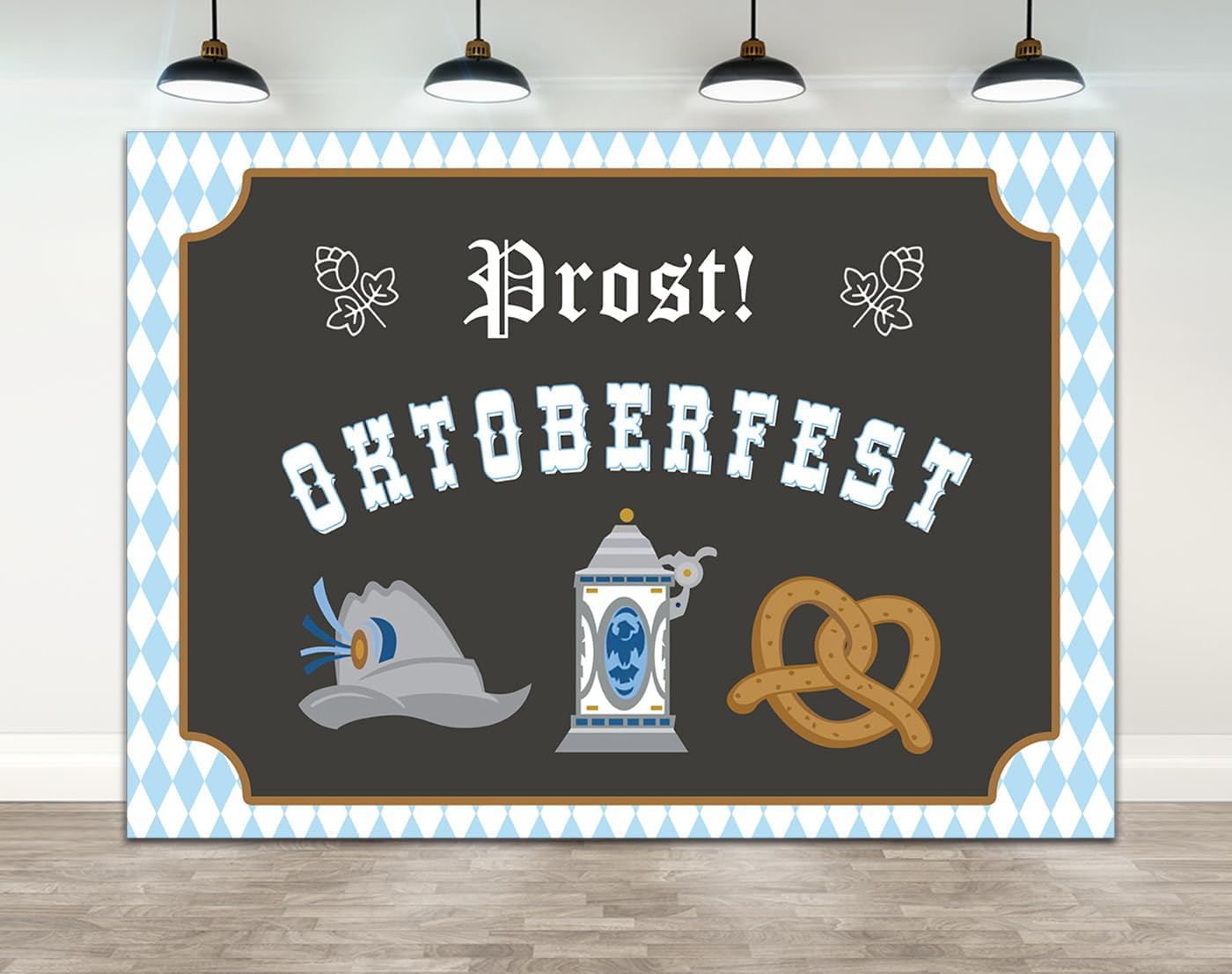 Amazon.com : Ticuenicoa 7×5ft Oktoberfest Backdrop German Bavarian Beer ...