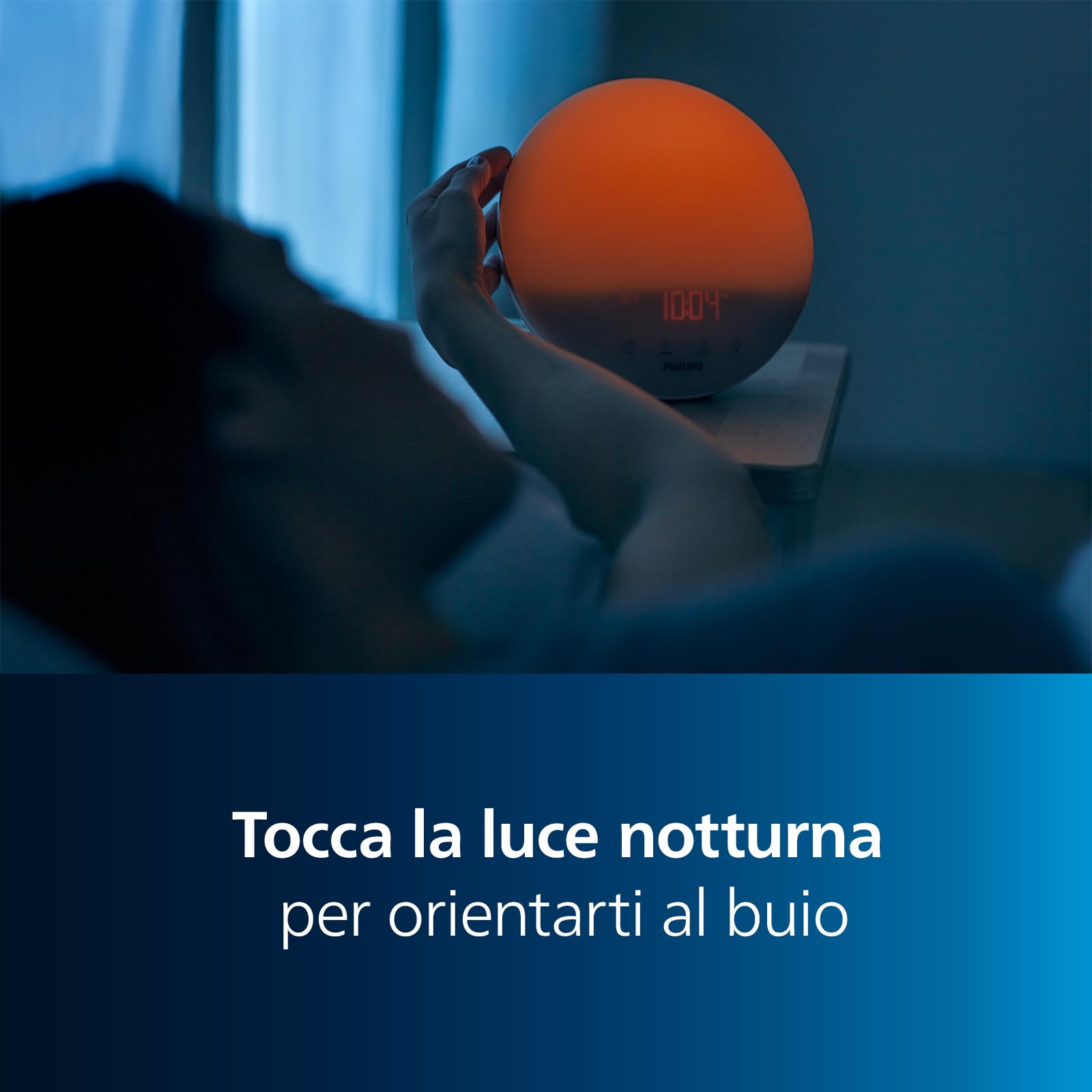 PHILIPS SmartSleep Wake-up Light – Lampada da comodino e sveglia con USB — immagine 16 di 16