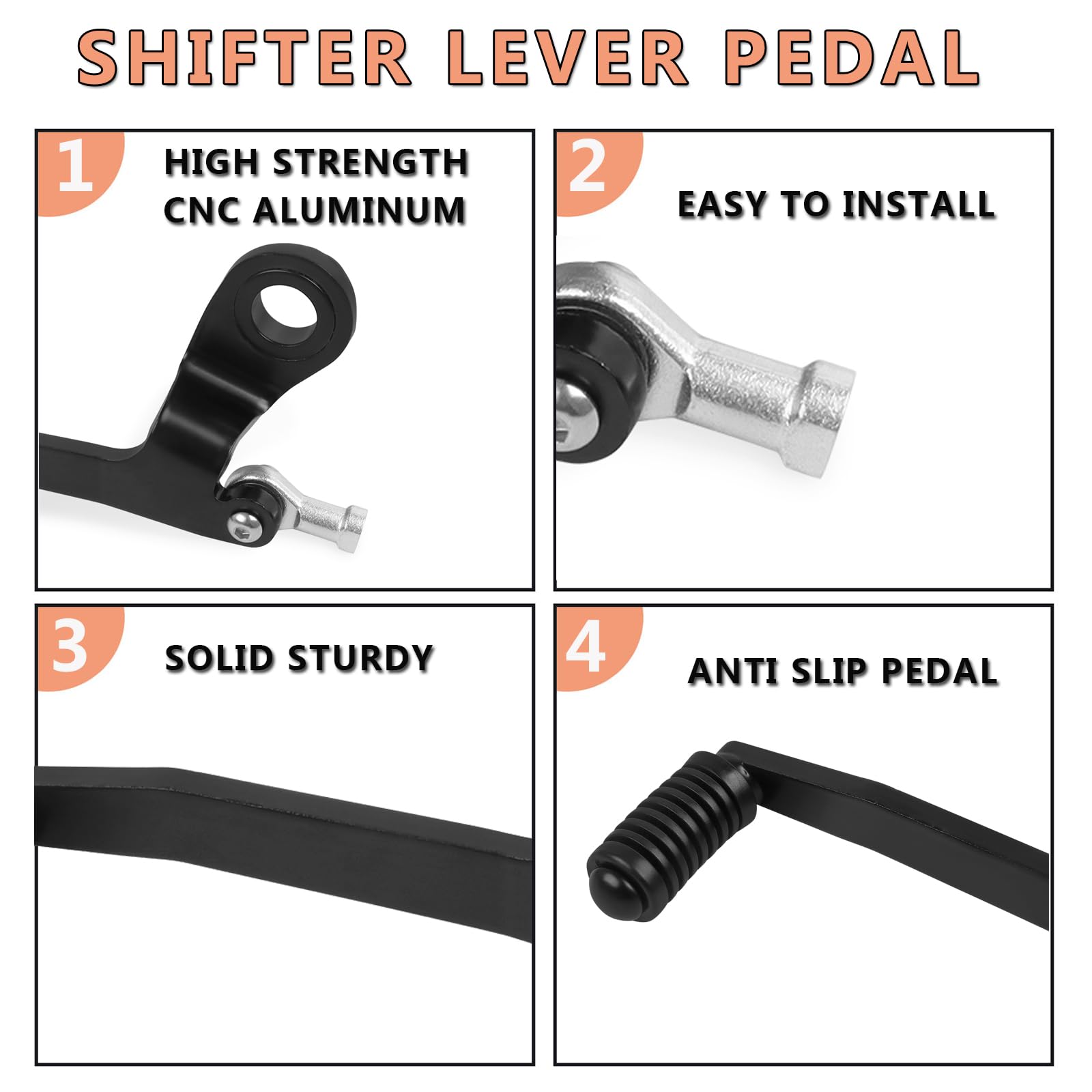 Amazon.com: WORLDMOTOP Motorcycle Gear Shifter Shift Lever