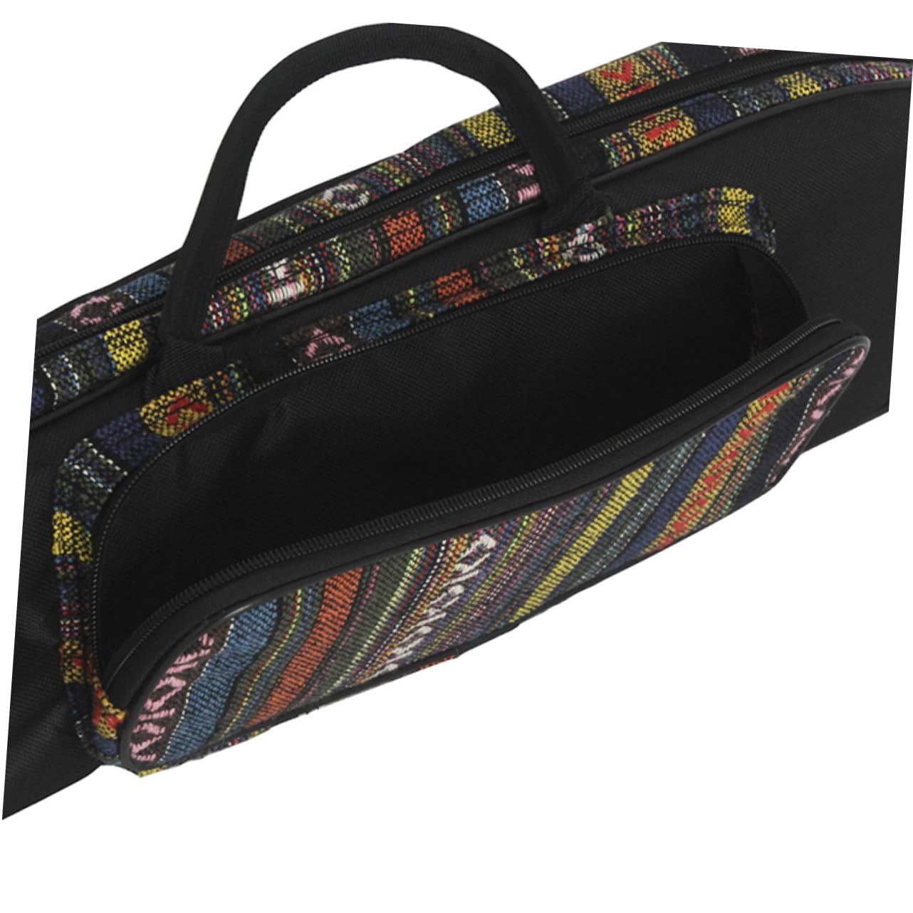 Mikinona Custodia per Tromba Oxford Design Portatile e Scomparto Laterale, Borsa Multifunzionale Elegante in Stile Etnico per Trasporto Strumenti Musicali