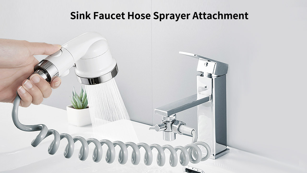 ZCONIEY Sink Faucet Sprayer Attachment, Shower Head Attaches To