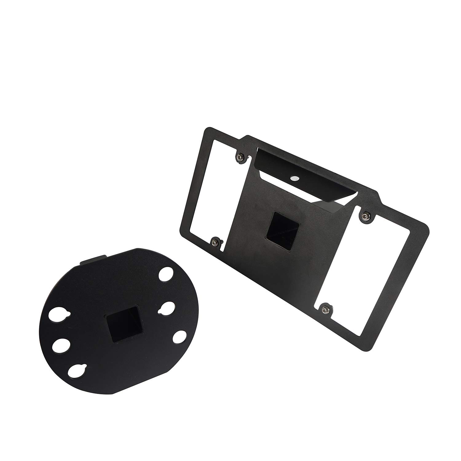 Hooke Road Uchwyt montażowy tablicy rejestracyjnej do 1997-2023 Jeep Wrangler TJ & JK & JL Rubicon Sahara Sport 2-drzwiowy i Unlimited 4-drzwiowy