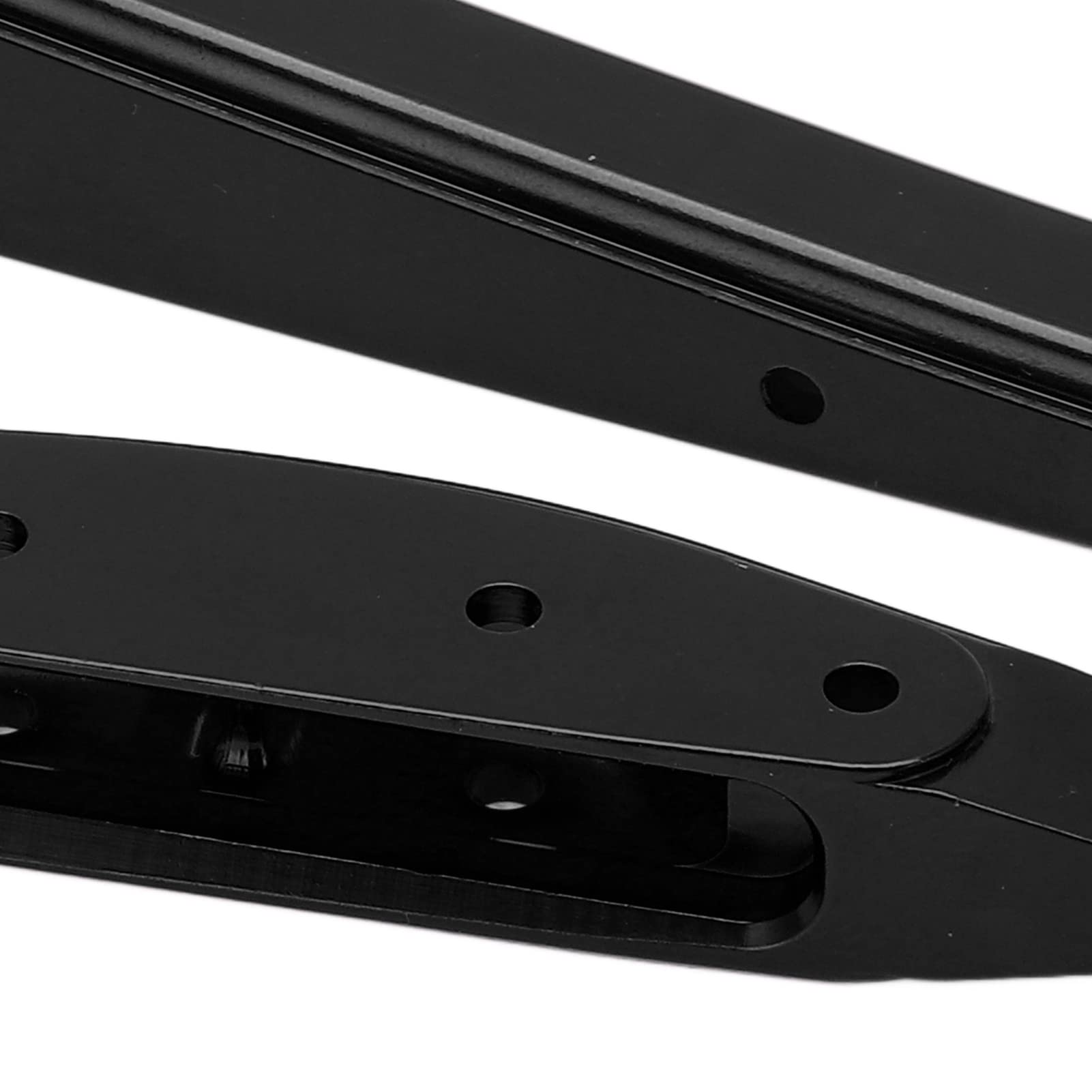 Hinterer Längslenker aus Aluminium für Axial RBX10 RC-Car. Leichtes Design. Einfach zu Installierende Upgrade-Teile Verbessern die Steuerungsleistung. Ersatz für Originalteile (BLACK)