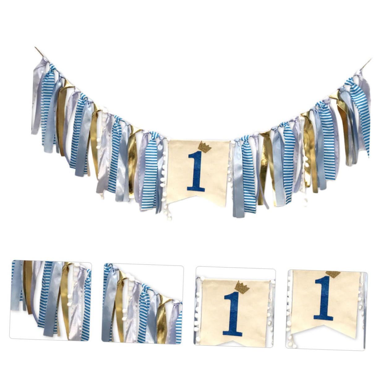 Alipis 3piezas Banderín De Cumpleaños Rayas Para Decoración De Fiesta Guirnalda Colgante Para Celebraciones De Adultos De Fotografía y Cumpleaños Temáticos