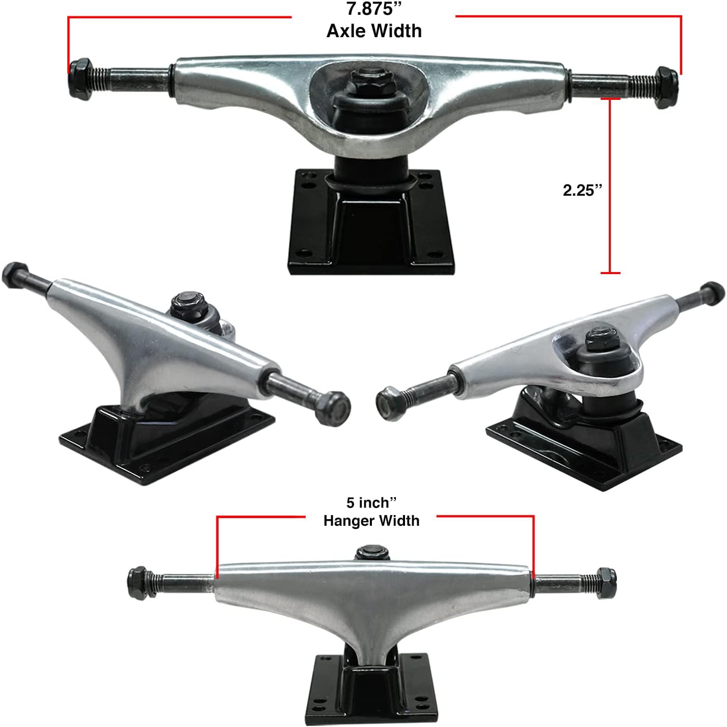 Yocaher Old School Vintage Pro Complete 33" Longboard Cruiser Freeride Skateboard and Decks