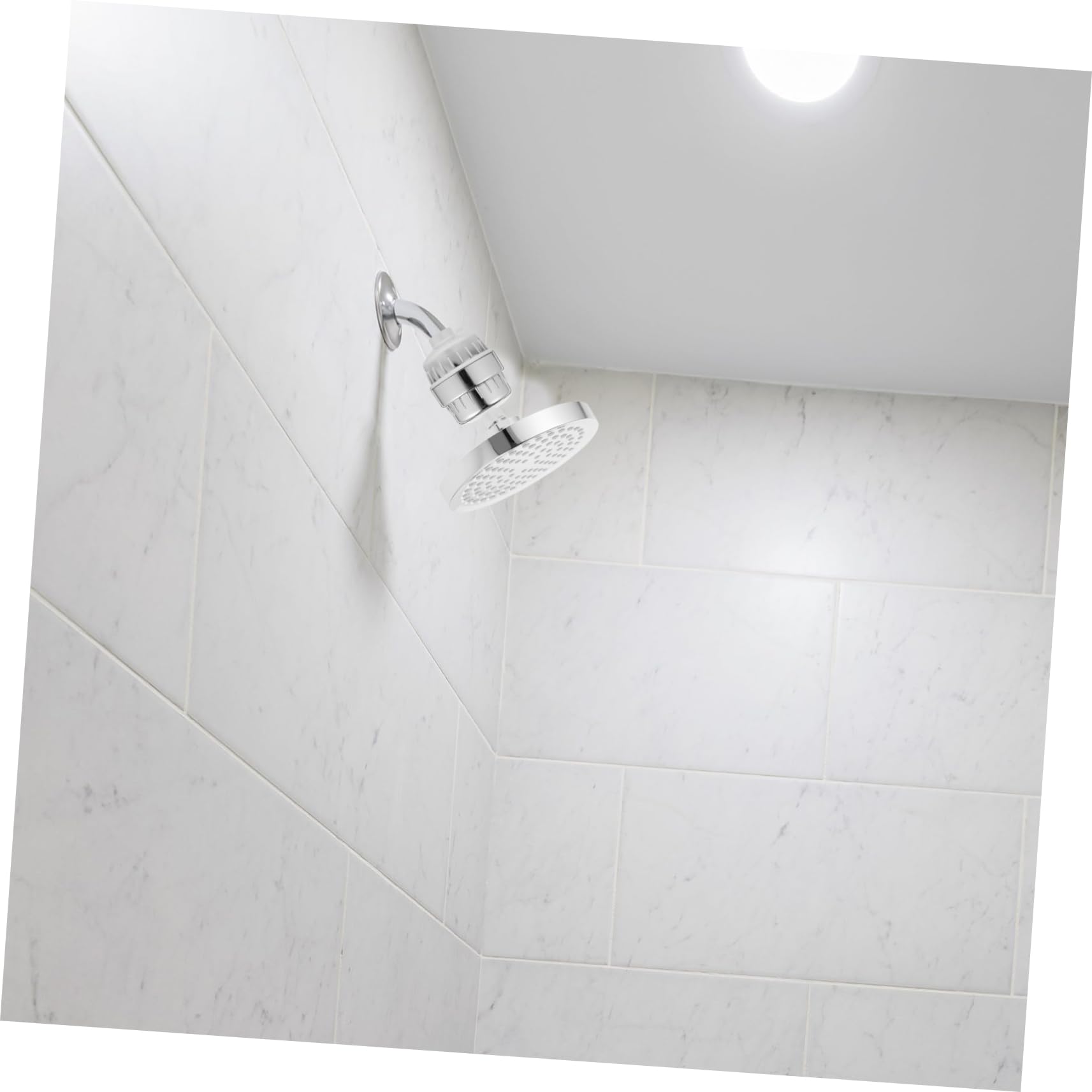 Filterduschkopf mit -drehfunktion und Mehrstufigem Wasserfilter für Hartwasser Duschkopf mit Wasserenthärter und Filter für Badezimmer Dusche
