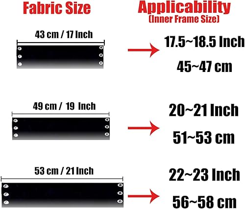 Miniatura 6 de Moksha Studio Tela de repuesto para silla de gravedad cero, tela de reparación plegable antigravedad para patio al aire libre, patio trasero, playa,