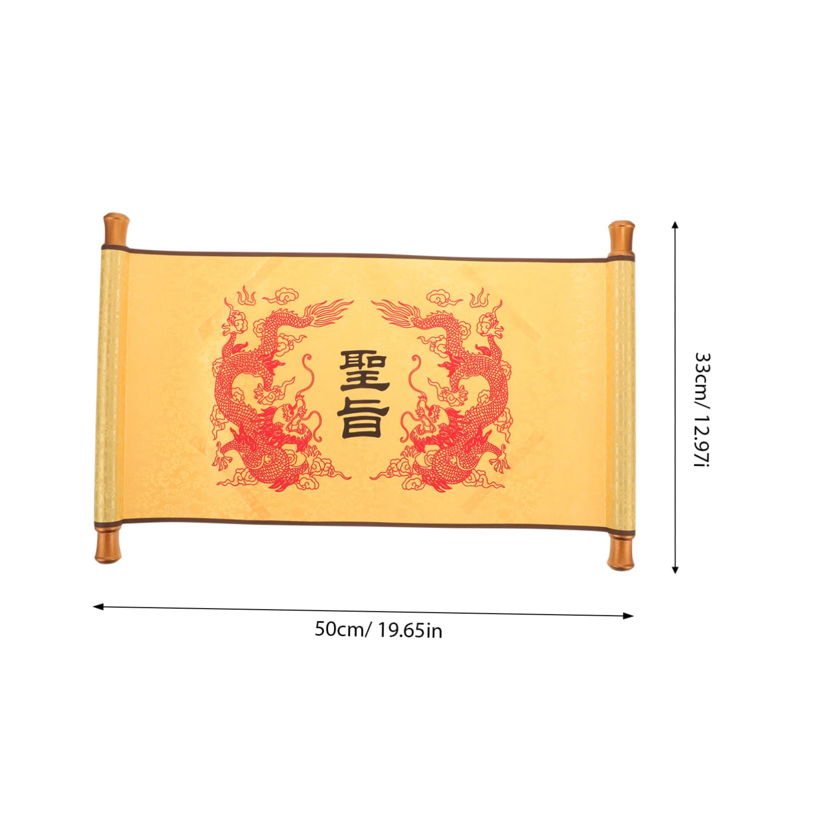 Amosfun 5 Piezas Pergamino Imperial decoración Fiesta pergamino asiático Desplazamiento para Cosplay Rollos del Antiguo Chino pergamino de Estilo Chino Tela de Seda