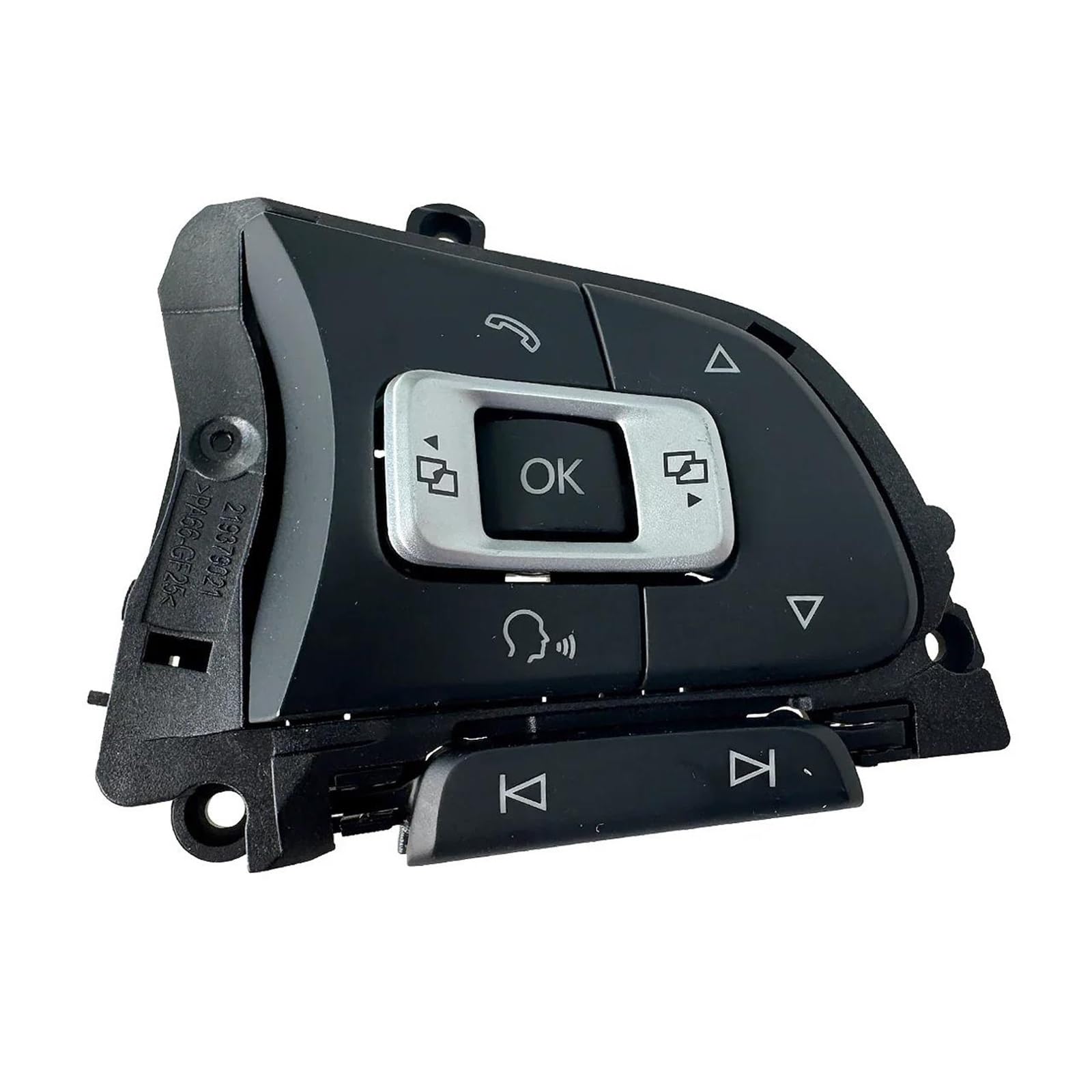 Volante Multifunzione Tasto Per VW Per Golf 7 7.5 Per Sportsvan Per Variante Per E-Golf MK7 5G0959442 1x/2x Volante Multifunzione Pulsante Interruttore Copertura Lunetta(1 Pair-2PCS)