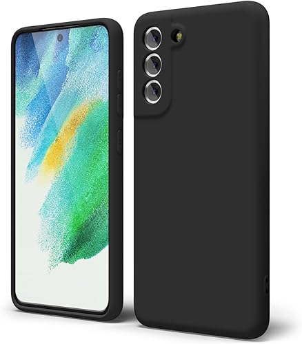 oakxco Funda para teléfono Samsung Galaxy S21 FE 5G con agarre de silicona líquida, bonita funda de gel TPU suave delgada y delgada de goma suave