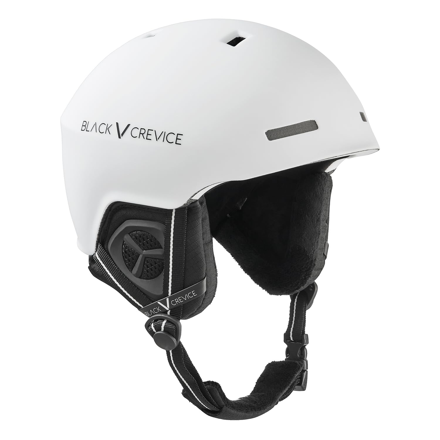 BLACK CREVICE Casco de esquí Aspen I Casco a Prueba de Golpes de diseño Deportivo I Casco de esquí Unisex I Casco de Snowboard y esquí Transpirable I Talla Ajustable