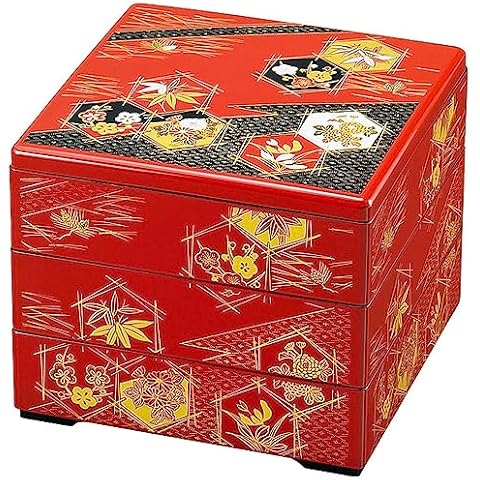 TIKUSAN Traditional Japanese Lacquer Bento Box Cover