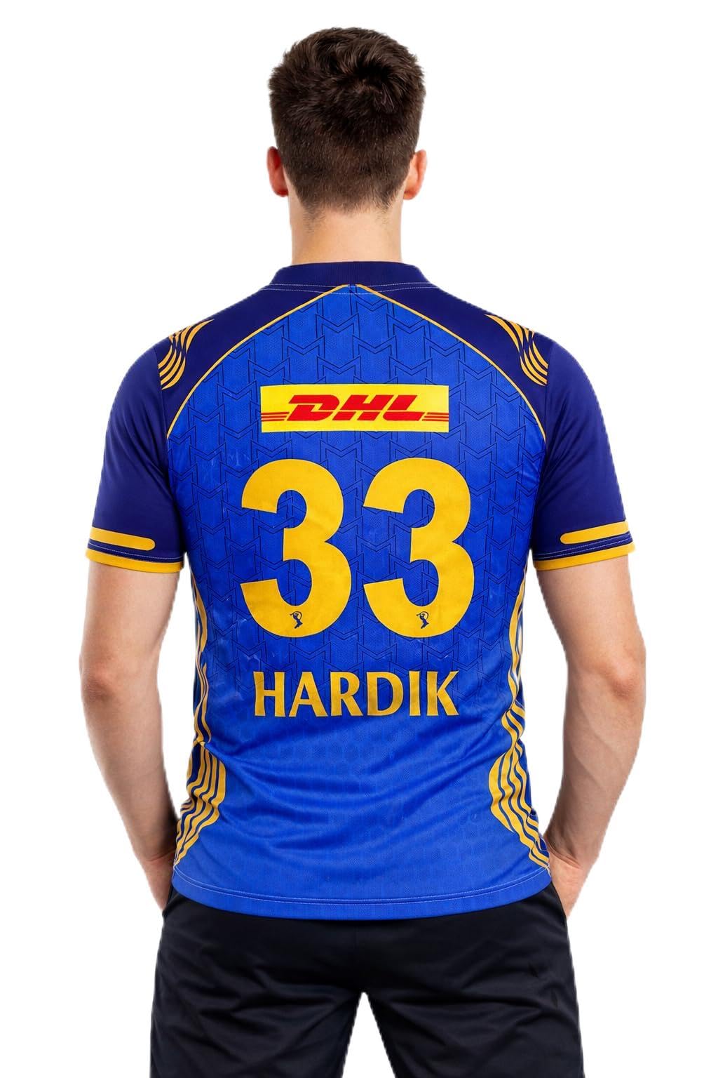 RockinRetailz New HARDIK Pandya 33 Mum Indian Cricket Jersey 2026 Half Sleeve for Men-image-4