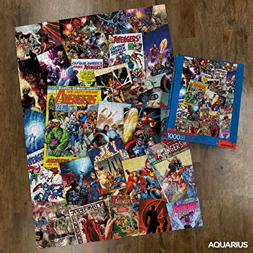 Image of AQUARIUS Marvel Comics - Avengers Collage 1000 Piece Jigsaw Puzzle
