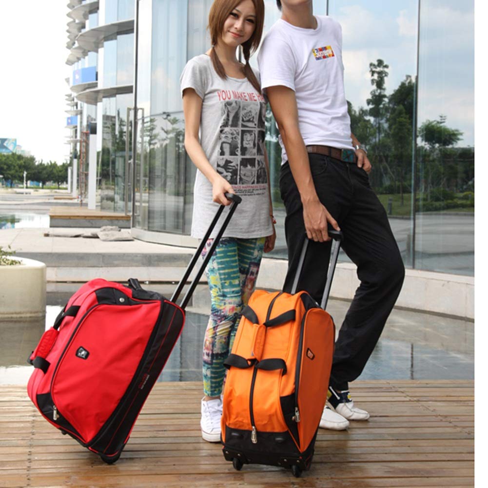 ZHANGQIANG Valigia Trolley da Viaggio Borsa da Viaggio con Ruote Valigia da Cabina - Bagaglio da Cabina Valigia con Ruote Leggera Vestibilità Perfetta per la Maggior Parte delle Compagnie Aeree Double