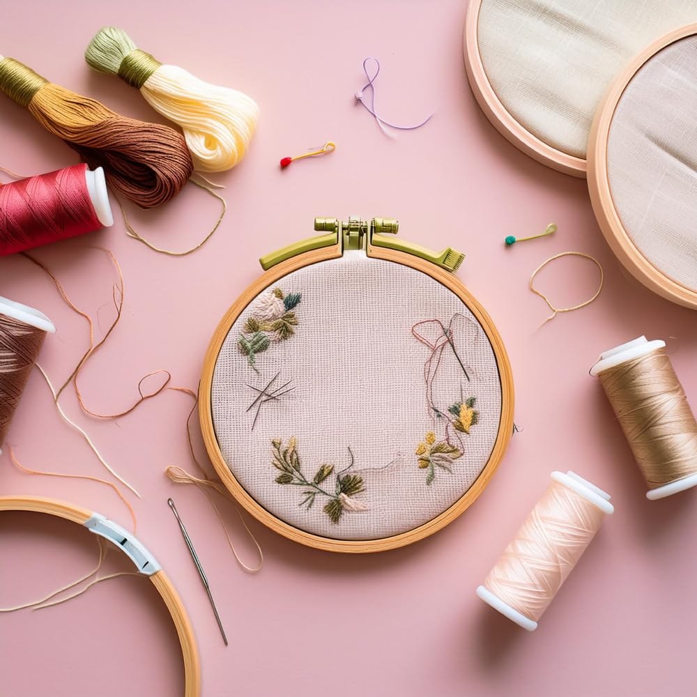 Amazon.co.jp: Better Crafts 木製刺繍フープ ラウンドエッジ付き 6