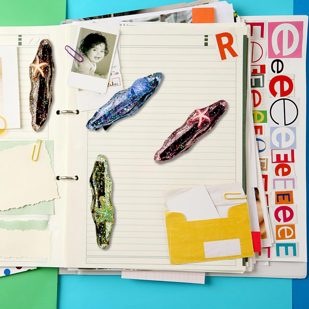 Moule De Résine Époxy De Barrettes Cheveux En Silicone