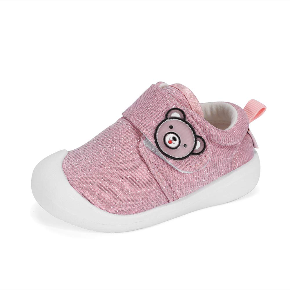 MASOCIO Chaussure Bébé Fille Garçon Premier Pas Baskets Bebe Plat Confort Caoutchouc Antiderapant